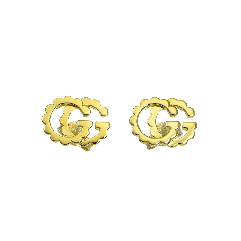 Gucci GG Running Earrings, 18K Yellow Gold (750), Pierced Earrings